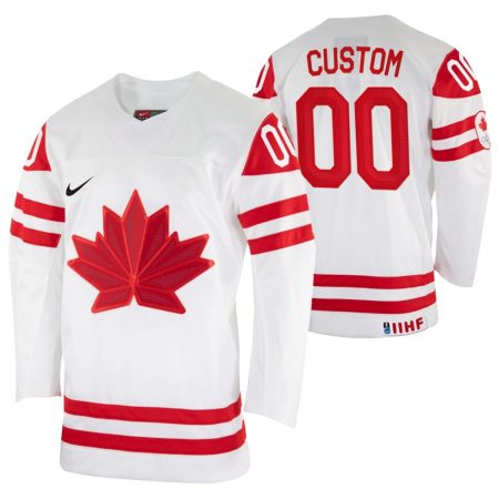 Kanada Hockey Custom 2022 IIHF World Championship Valkoinen Koti