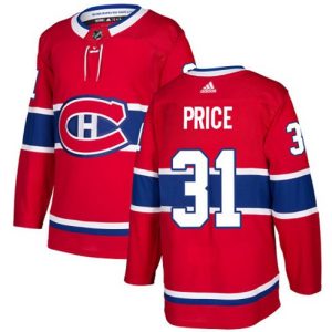NHL Carey Price Authentic Miehille NHL Punainen - Montreal Canadiens Pelipaita #31 Koti