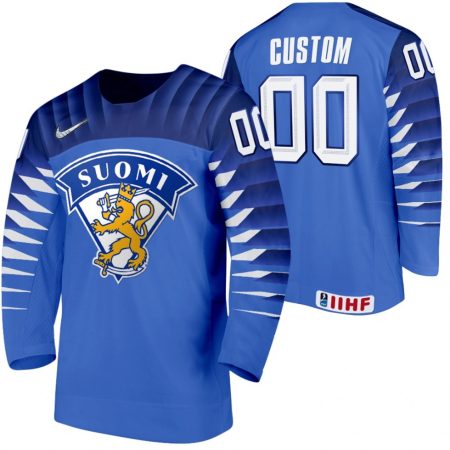 Custom Suomi 2022 IIHF World Junior Championship Sininen Vieras