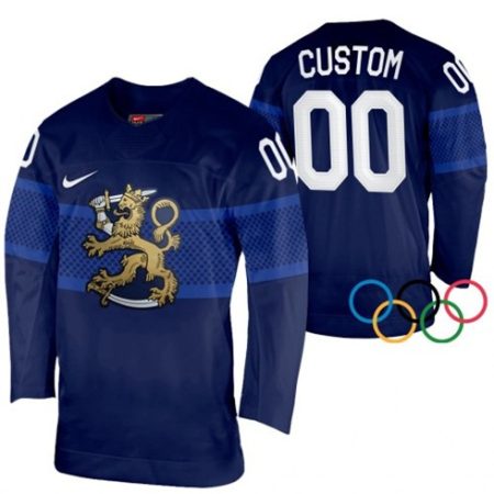 Suomi Custom 2022 Winter Olympics Navy Authentic