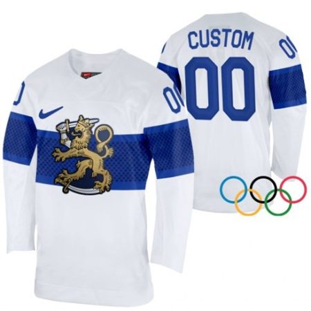 Suomi Custom 2022 Winter Olympics Valkoinen Authentic