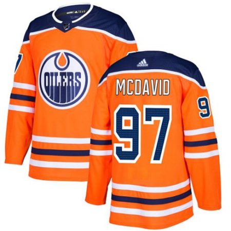 Lapsille NHL Edmonton Oilers Pelipaita Connor McDavid #97 Authentic Oranssi Koti