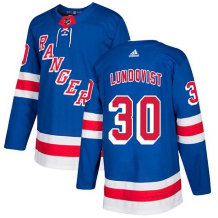 Lapsille NHL New York Rangers Pelipaita Henrik Lundqvist #30 Authentic Royal Sininen Koti