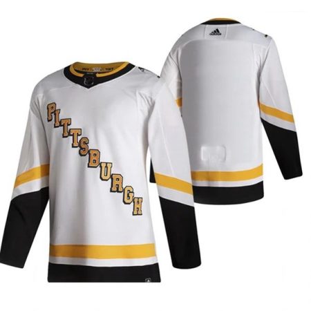 Miehille Pittsburgh Penguins Pelipaita Blank 2022 Reverse Retro Valkoinen Authentic