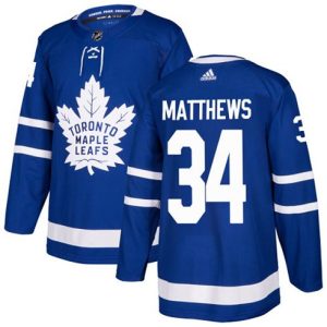 Miehille NHL Toronto Maple Leafs Pelipaita Auston Matthews #34 Authentic Royal Sininen Koti